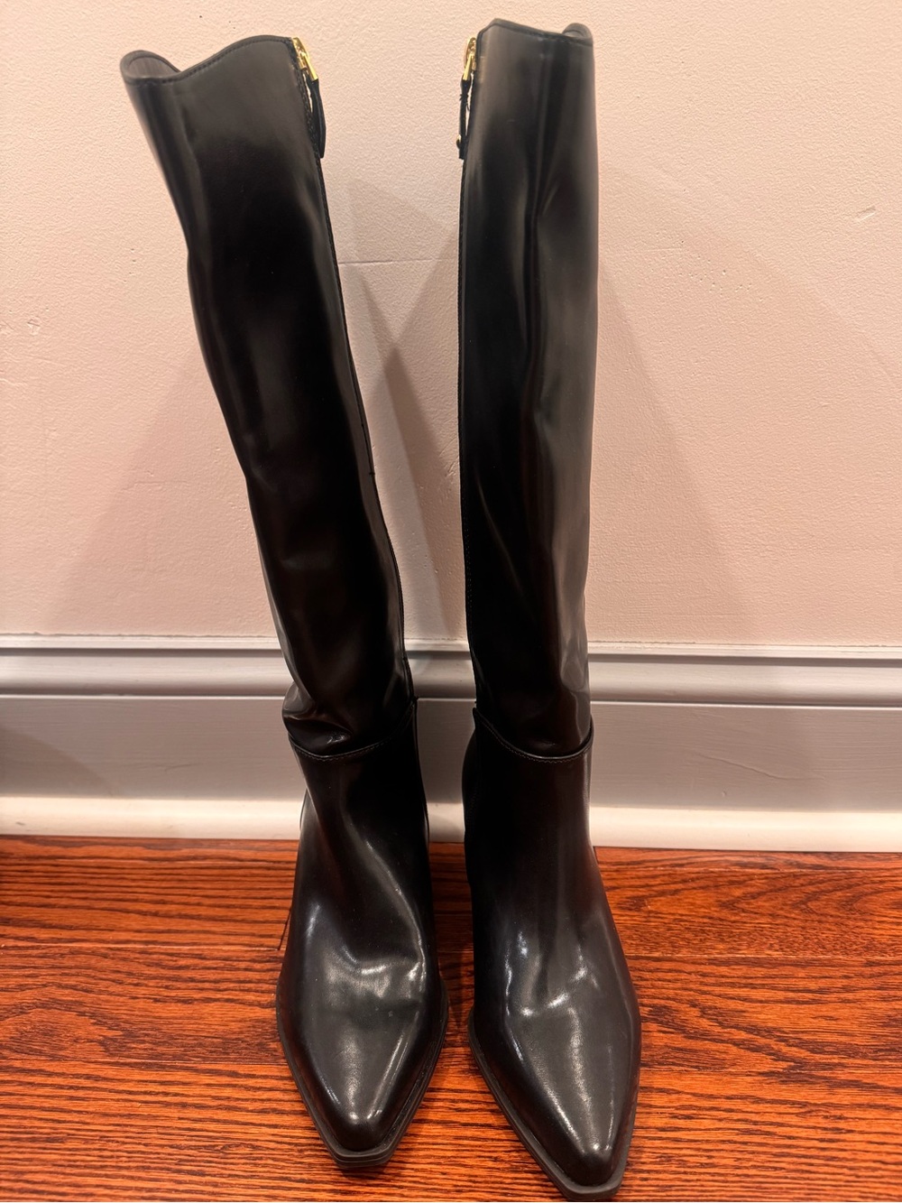 INC International Concepts Black Over-the-Knee Pointed Toe Boots
